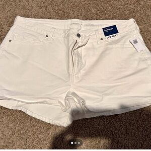 Old Navy Women's Cream Jean Shorts